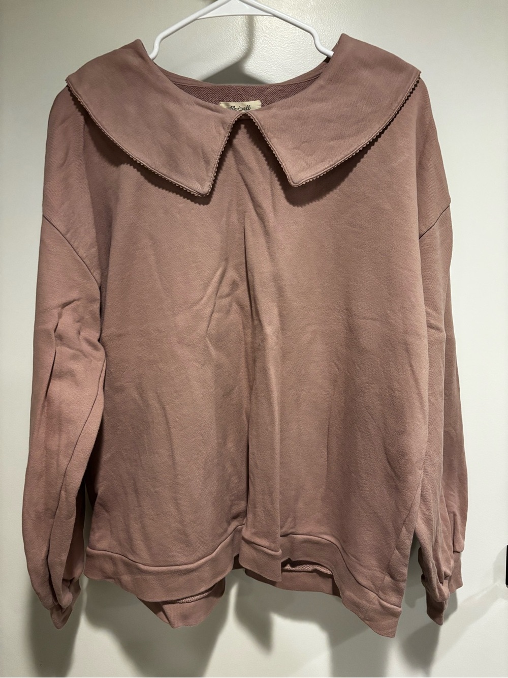 Madewell Peter Pan Collar Sweatshirt XL